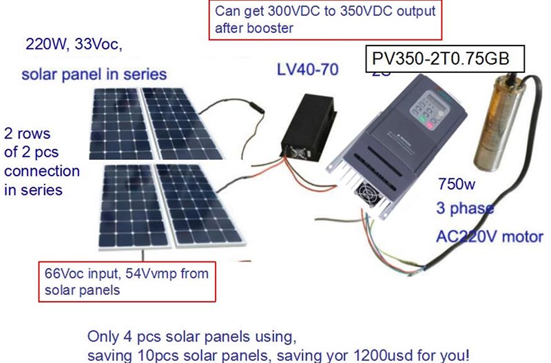 DC Voltage booster-low voltage input and high voltage output