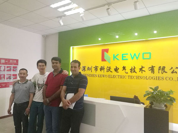 In April 2018, Thanks to Iranian customers for visiting our KEWO factory and discussing cooperation