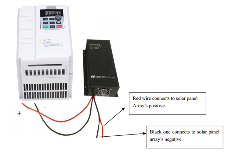 DC voltage booster for 380v pumps