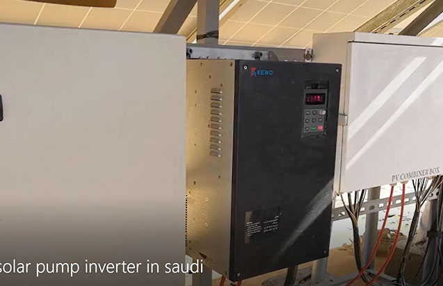 Solar pump inverter 45kw works in saudi ariabia