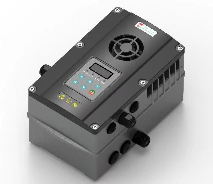 Distributed frequency inverter - Integrated machine